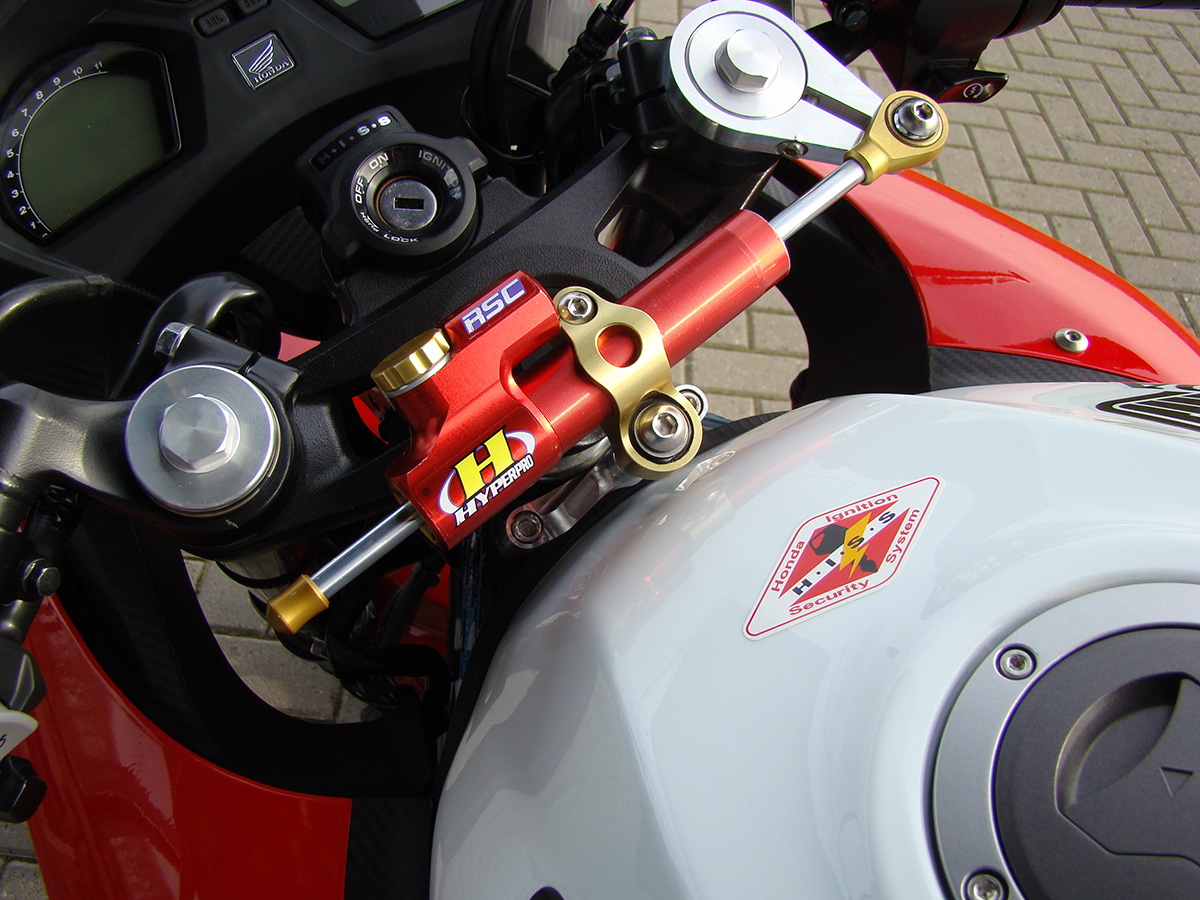 Motorcycle Adjustable Steering Stabilizer Damper Linear Reversed Safety Control For Honda CBR900RR CBR650F CBR929RR CBR954RR NC700S NC700X RC51 RVT1000R 