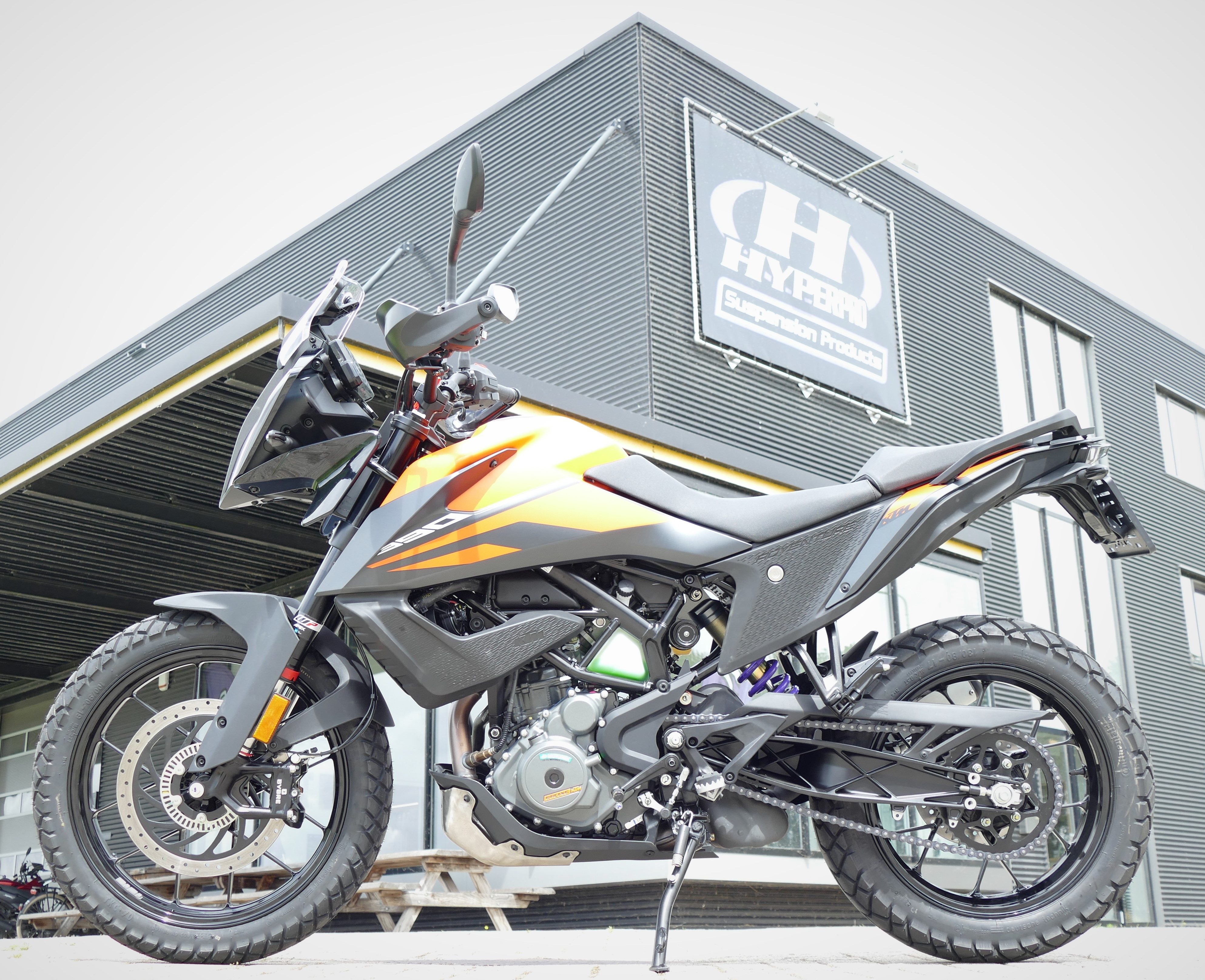 Now for the KTM 390 ADVENTURE - Hyperpro